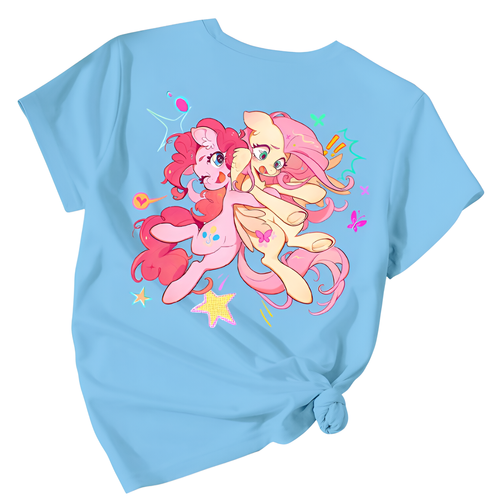 Short Sleeve T Shirt Featuring With Double Sided Pochacco Print For Girls