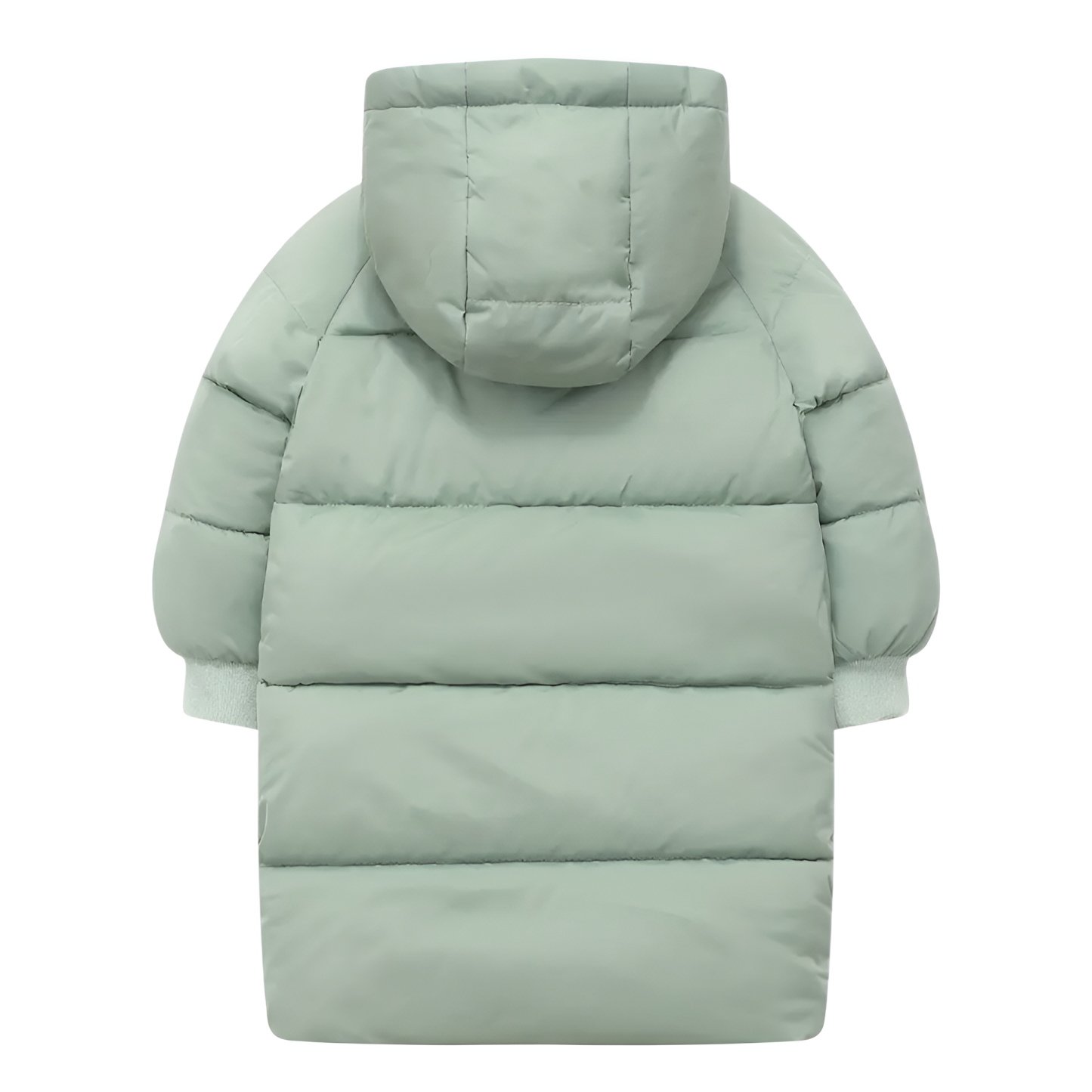 Kids Long Winter Hooded Puffer Coat Jacket