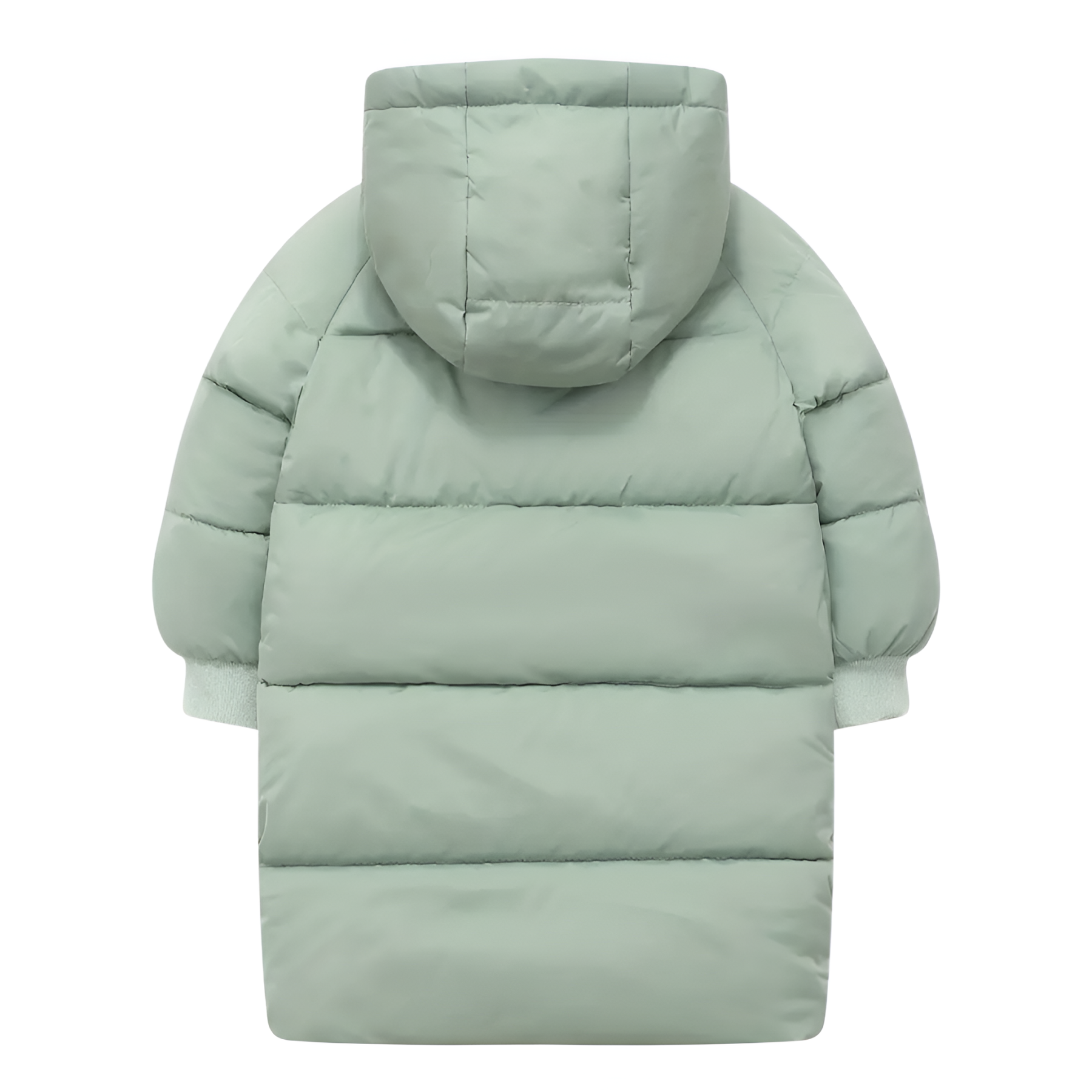 Kids Long Winter Hooded Puffer Coat Jacket