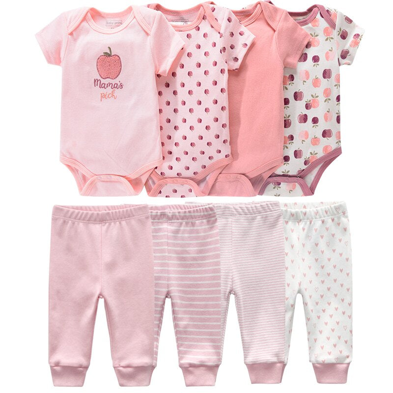 Short-Sleeved Bodysuits Trousers Infant Outfits-Children Cloth Shop
