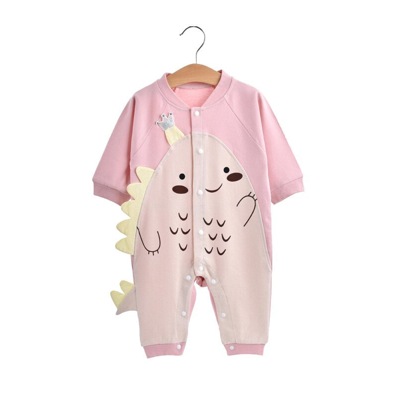 Cartoon Dinosaur Rompers For Baby Boys & Girls-Children Cloth Shop
