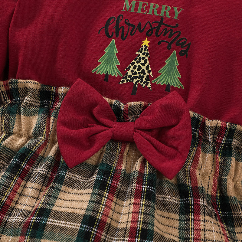 Baby Girl Christmas Long Sleeve Romper-Children Cloth Shop
