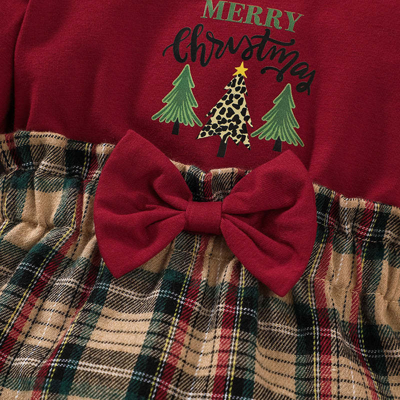 Baby Girl Christmas Long Sleeve Romper-Children Cloth Shop