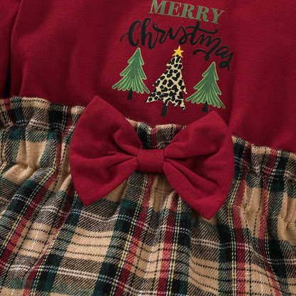 Baby Girl Christmas Long Sleeve Romper-Children Cloth Shop