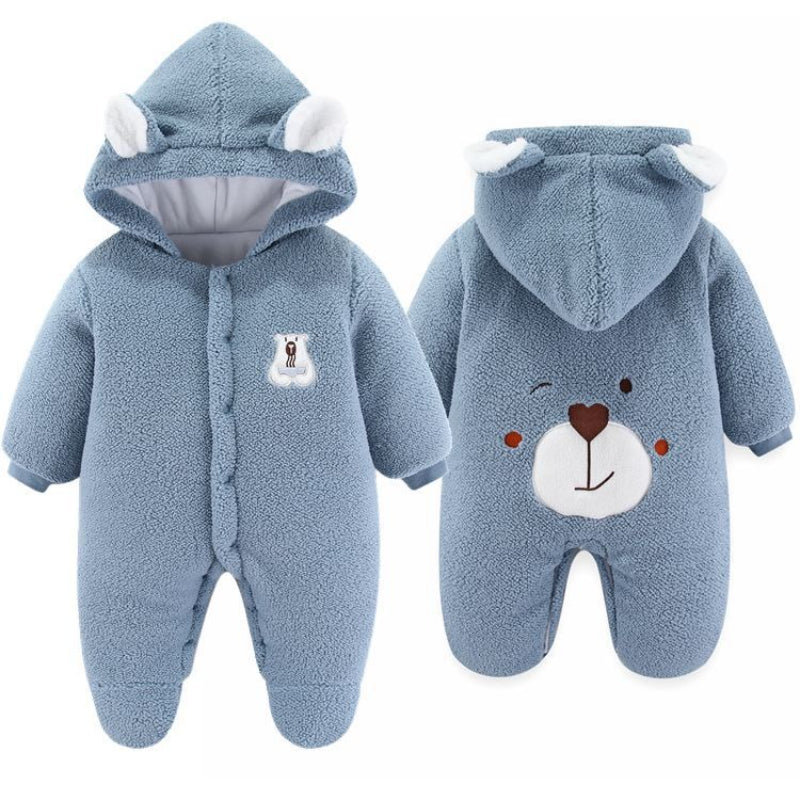 Bear Hooded Romper For Baby-Children Cloth Shop
