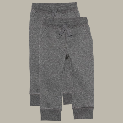 Pack Of 2 Essential Boys Fleece Jogger