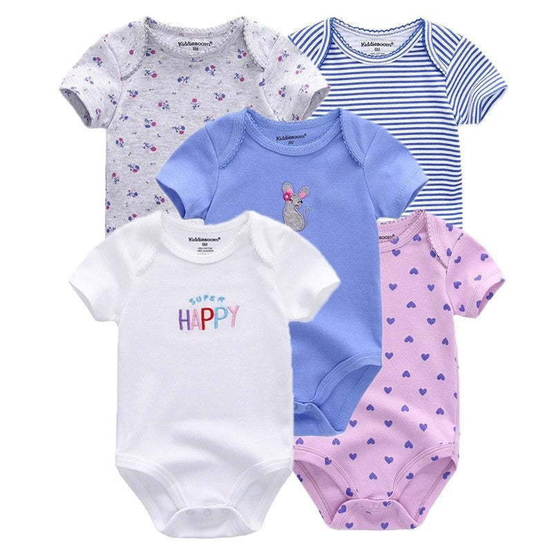 5Pcs Multi Color Toddler Jumpsuits-Children Cloth Shop