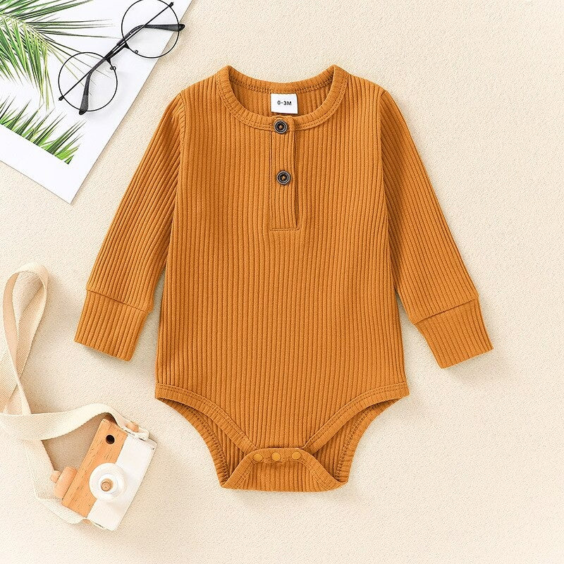 Solid Striped Cotton Jumpsuits For Toddlers-Children Cloth Shop