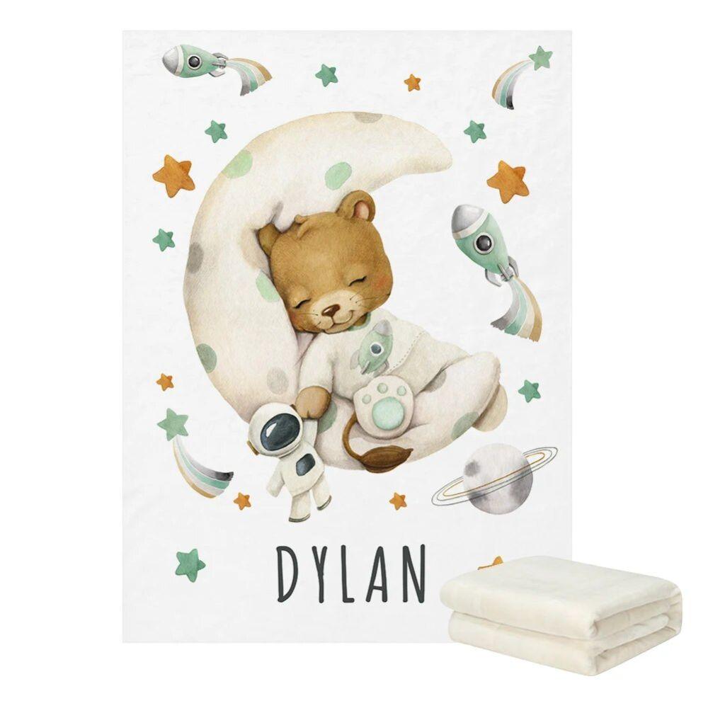 Custom cusSpace Lion Crib Set-Children Cloth Shop