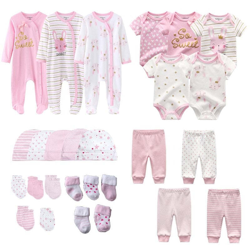 27Pcs Printed Baby Wear Jumpsuits-Children Cloth Shop