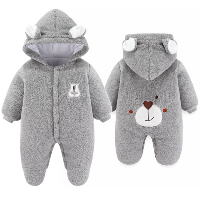 Bear Hooded Romper For Baby-Children Cloth Shop