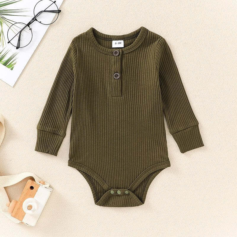 Solid Striped Cotton Jumpsuits For Toddlers-Children Cloth Shop