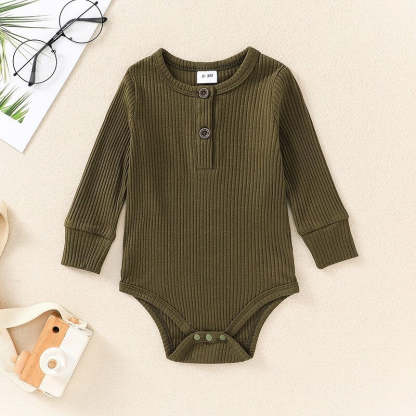 Solid Striped Cotton Jumpsuits For Toddlers-Children Cloth Shop
