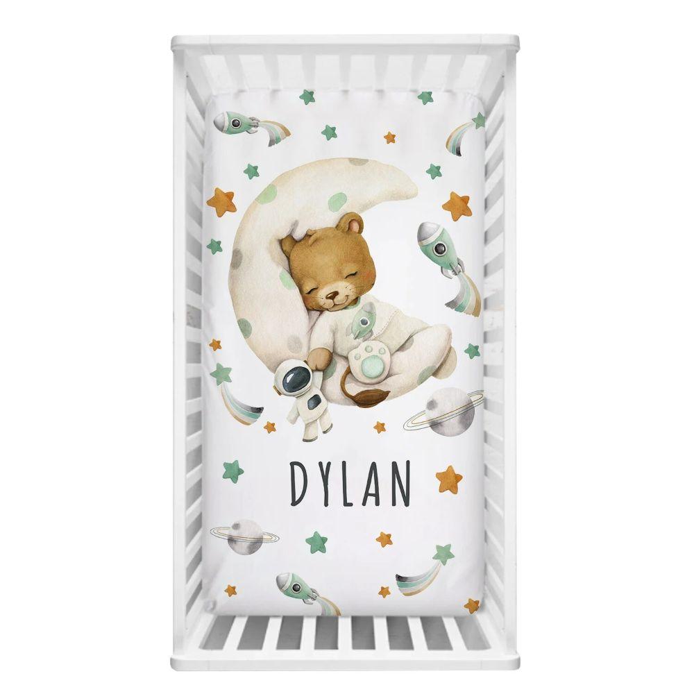 Custom cusSpace Lion Crib Set-Children Cloth Shop