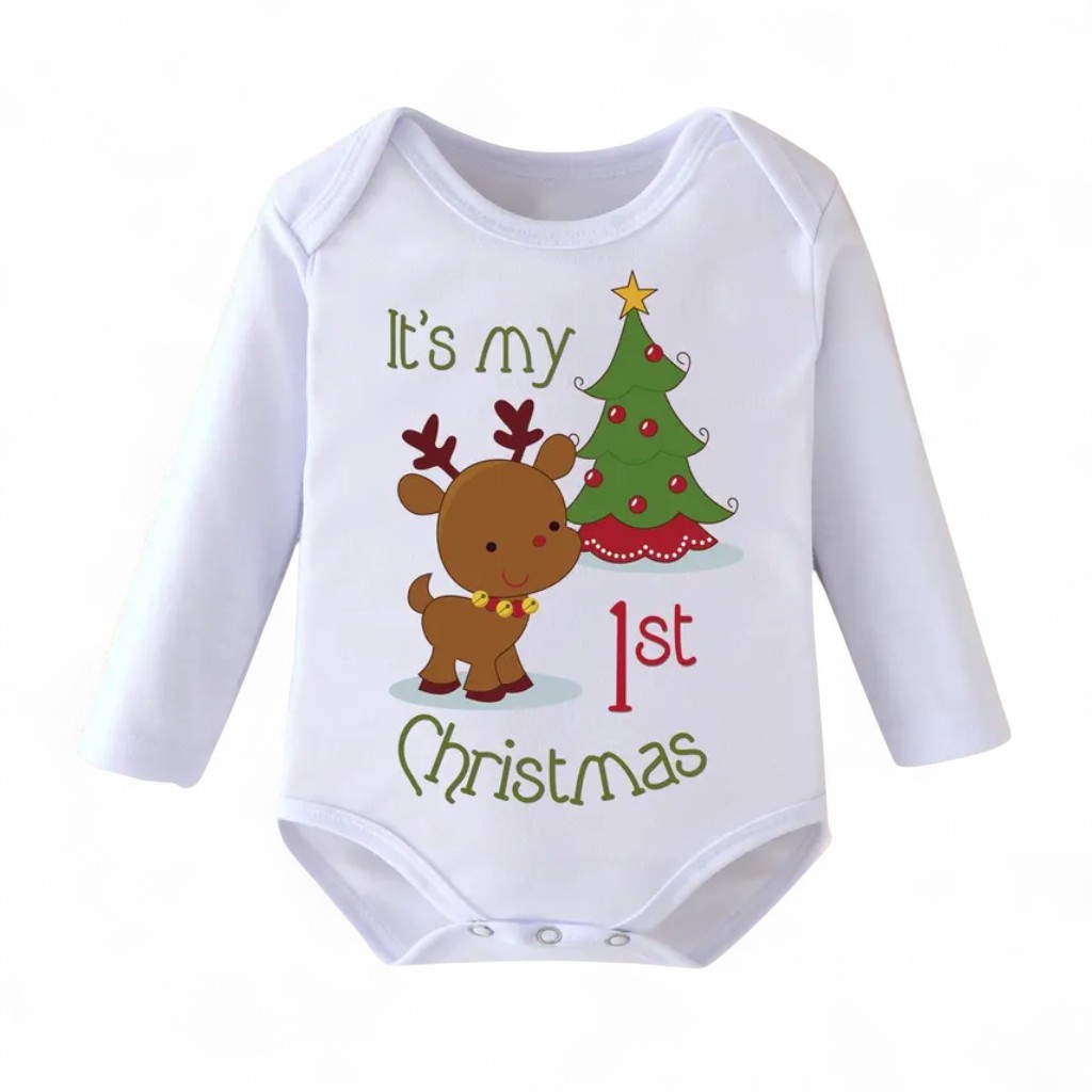 Baby Triangle Romper Long Sleeve Newborn Bodysuit