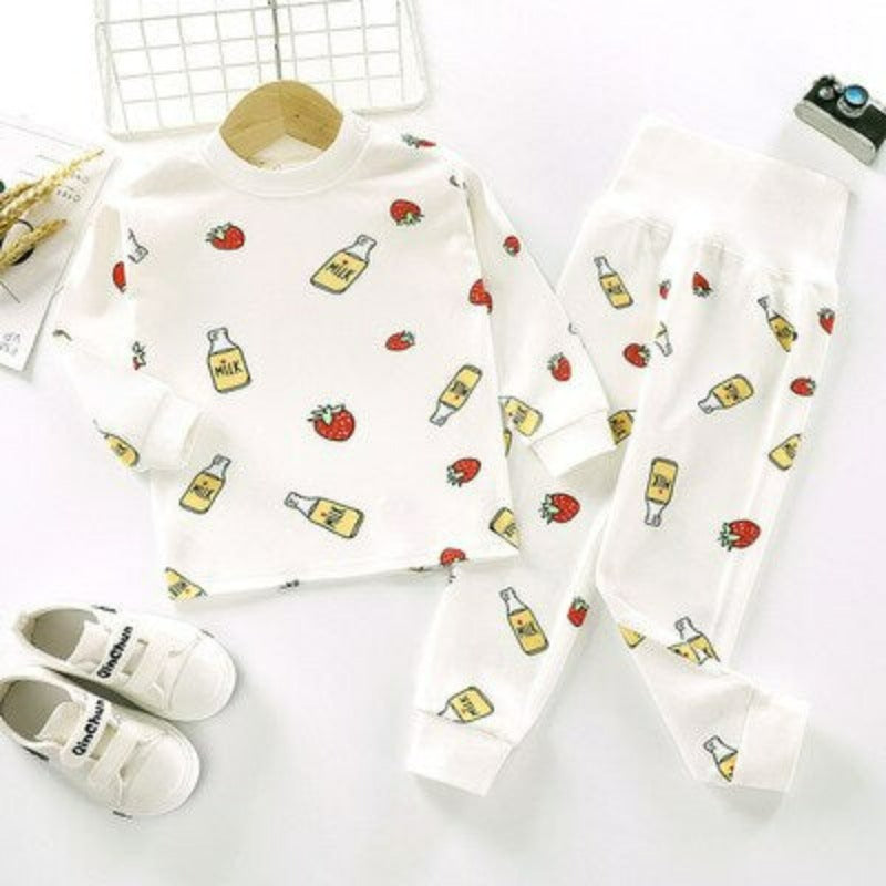 Home wear High Waist Pajama Set-Children Cloth Shop