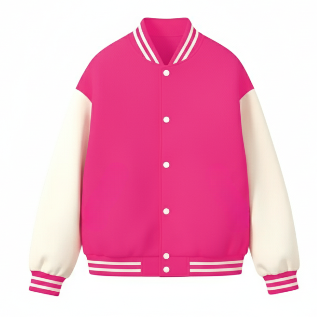 Ohana Family Printed Baseball Jacket