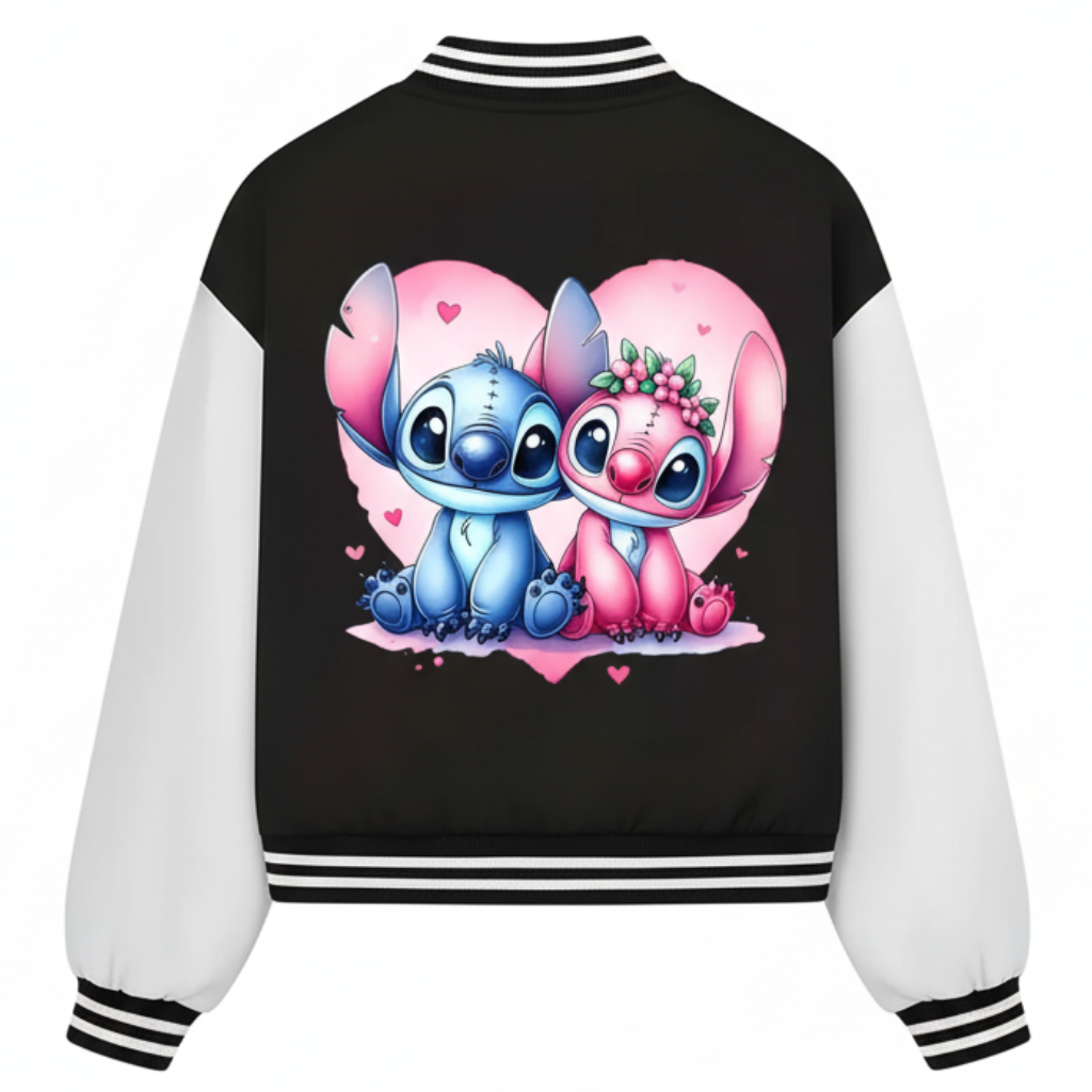 Two Tone Baseball Jacket For Girls