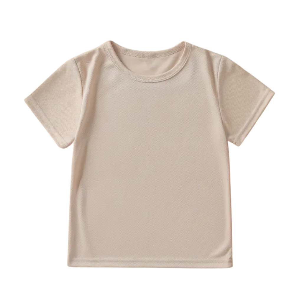 Lightweight Summer Tee with Round Neck