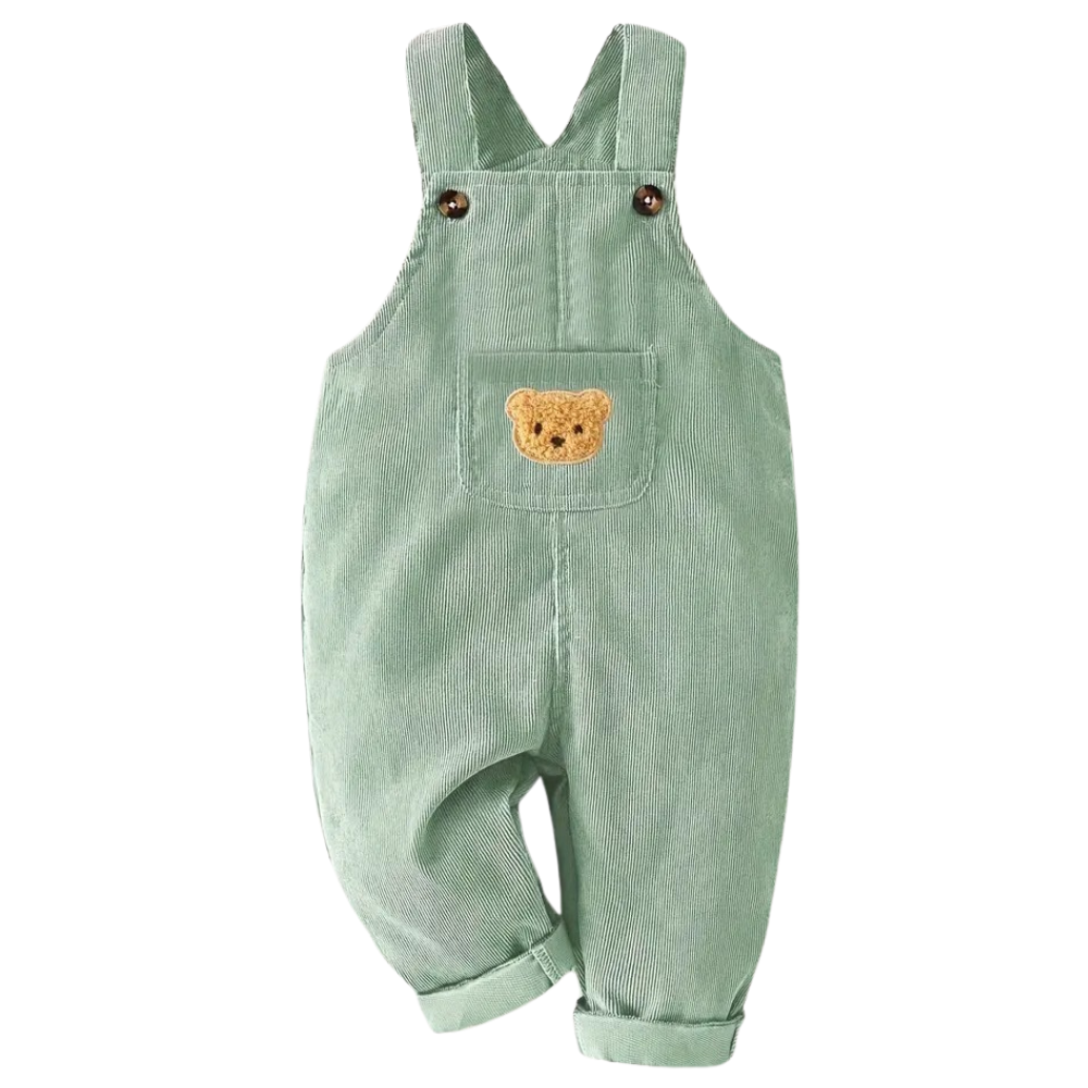Cozy Boys Corduroy Overalls Perfect For Outdoor