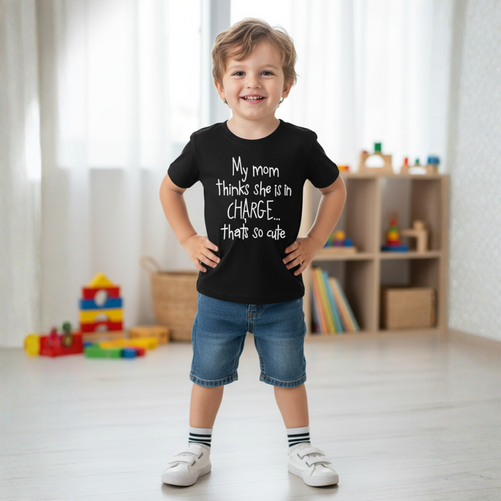 Funny Quote Short Sleeve Kids Summer Shirt