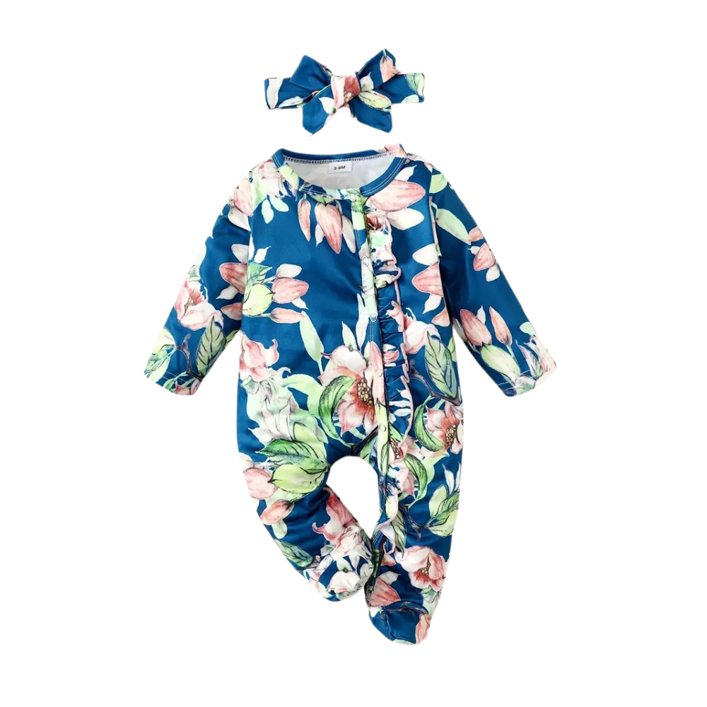 Casual One Piece Romper For Baby Girls