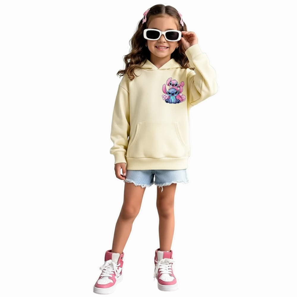 Stitch Kids Hoodie For Girls and Boys