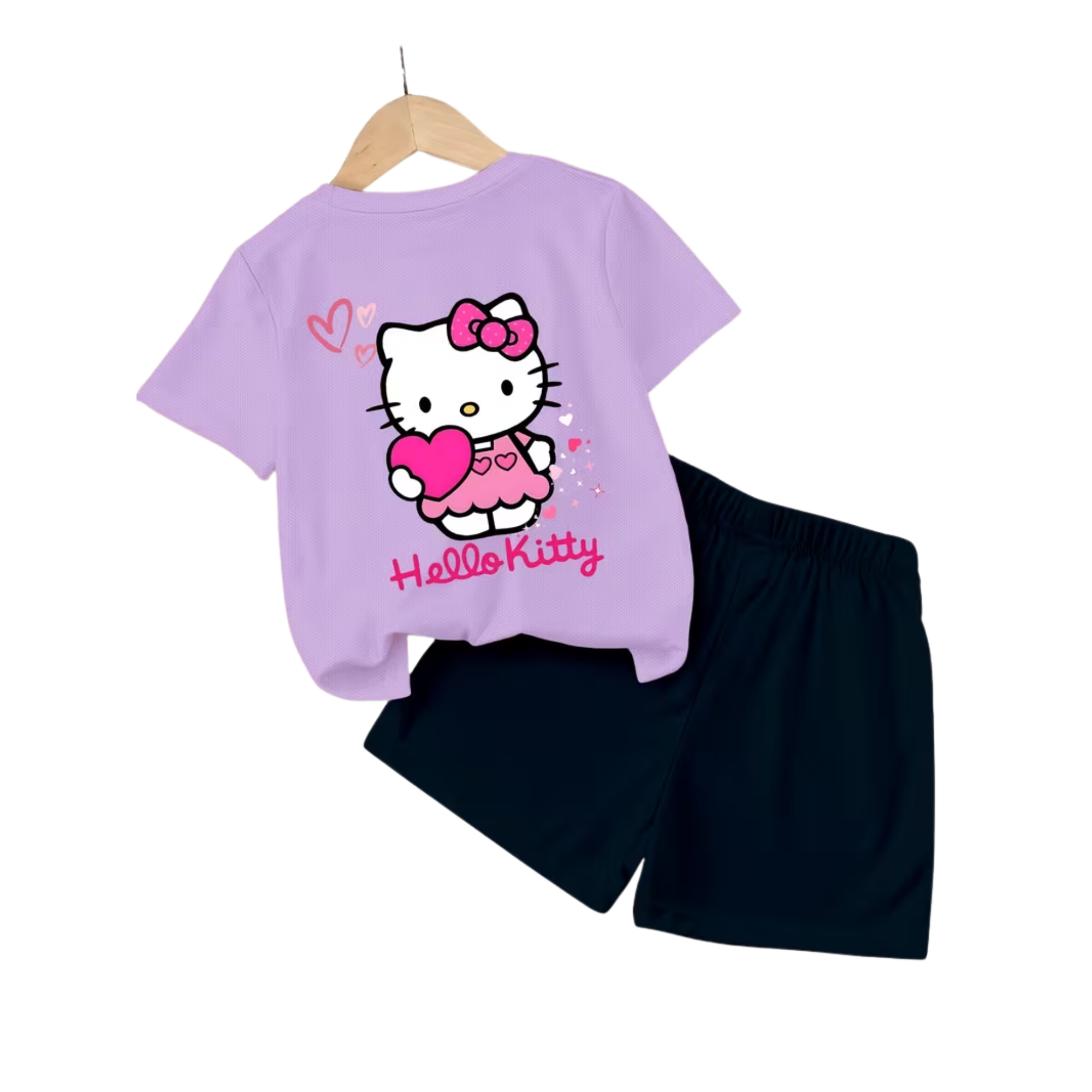 Soft And Comfortable Hello Kitty Printed 2 Piece Set