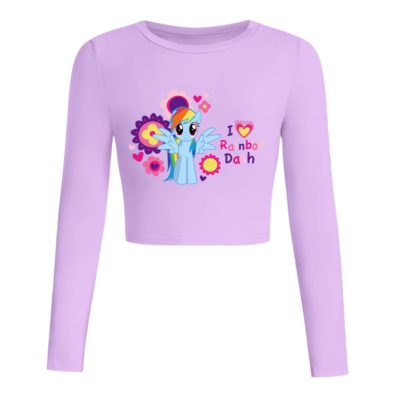 Cartoon Printed Long Sleeve T Shirt