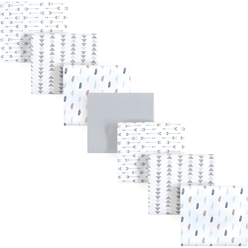 Unisex Baby Cotton Flannel Receiving Blankets