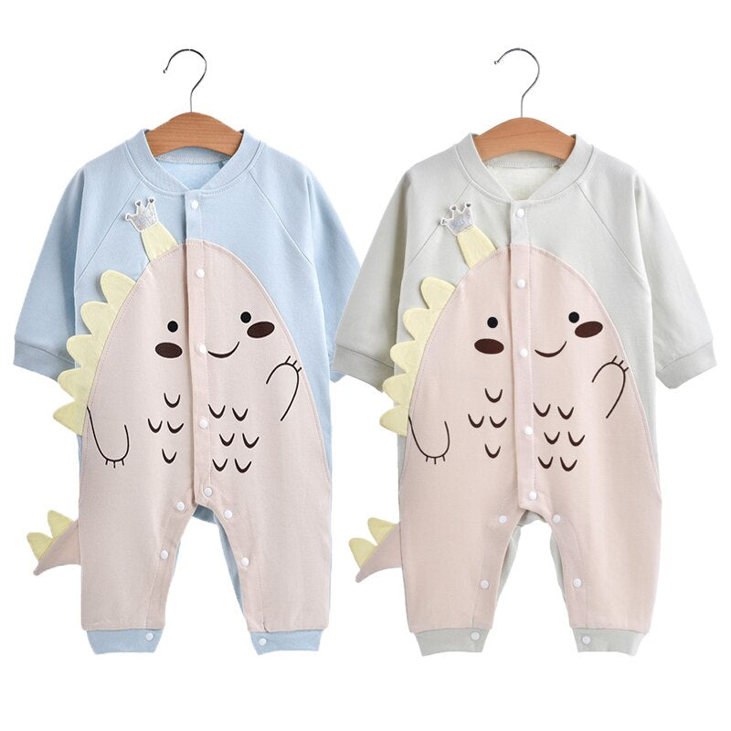 Cartoon Dinosaur Rompers For Baby Boys & Girls-Children Cloth Shop