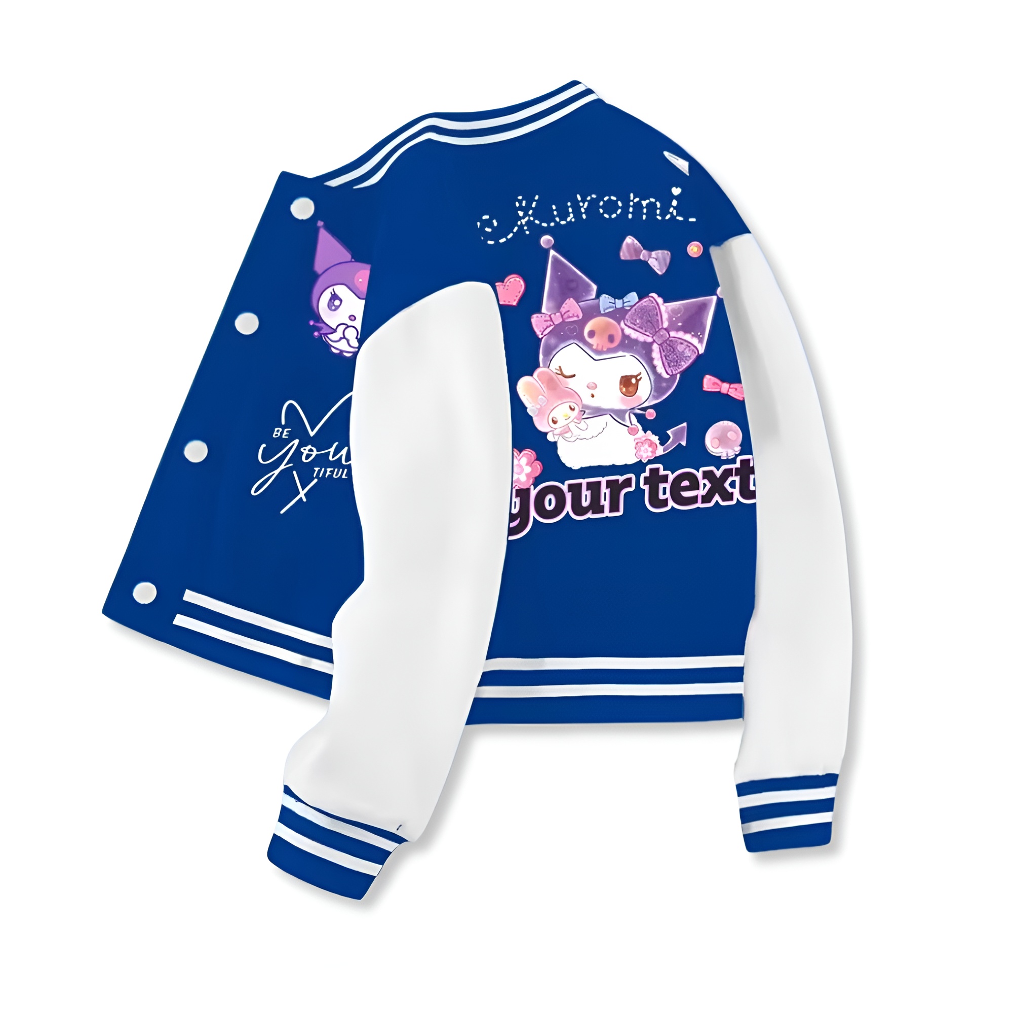 Stylish Customized Kuromi Inspired Jacket For Girls 
