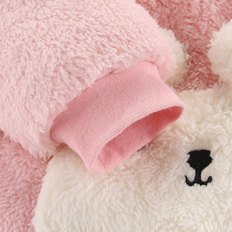 Newborn Baby And Boy Girl Winter Hooded Romper-Children Cloth Shop