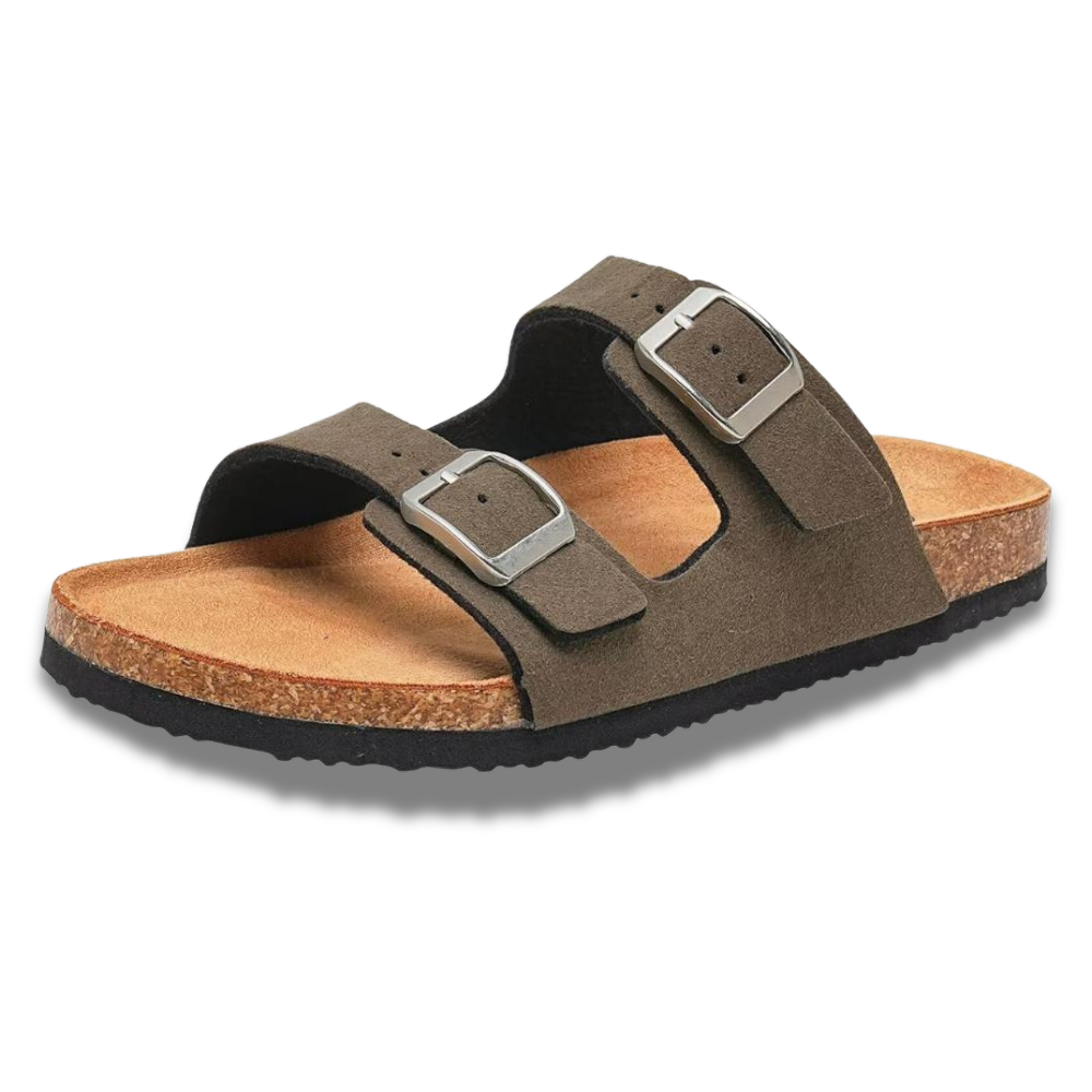 Adjustable Strap Cork Sandals For Toddlers