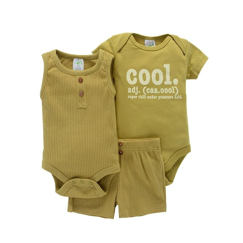 2Pcs Bodysuit And Pants Outfit Set-Children Cloth Shop