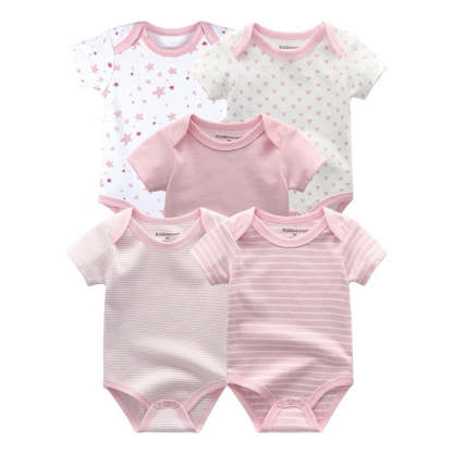 5Pcs Multi Color Toddler Jumpsuits-Children Cloth Shop