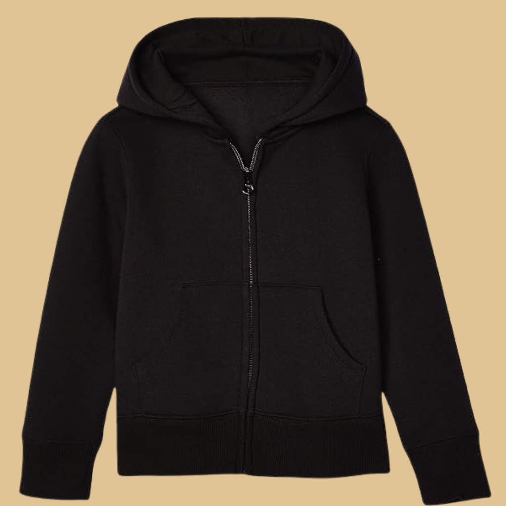 Fleece Zip Up Hoodie Sweatshirt For Girls And Toddlers