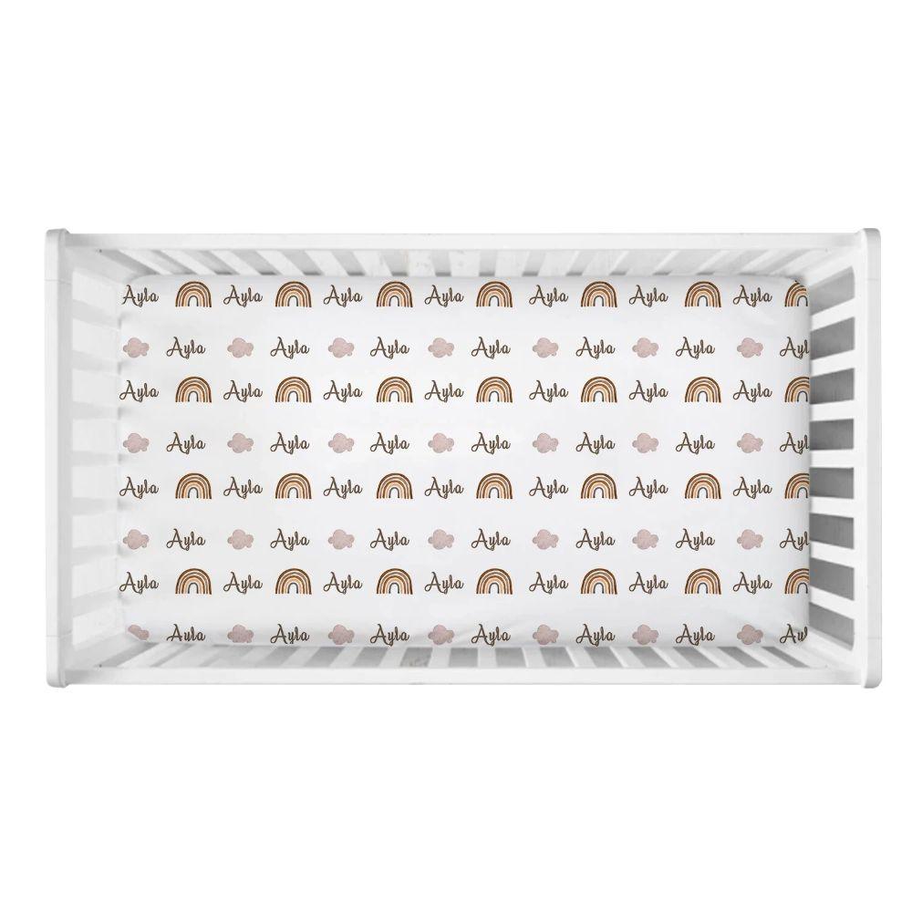 Personalized Boho Rainbow Bedding-Children Cloth Shop