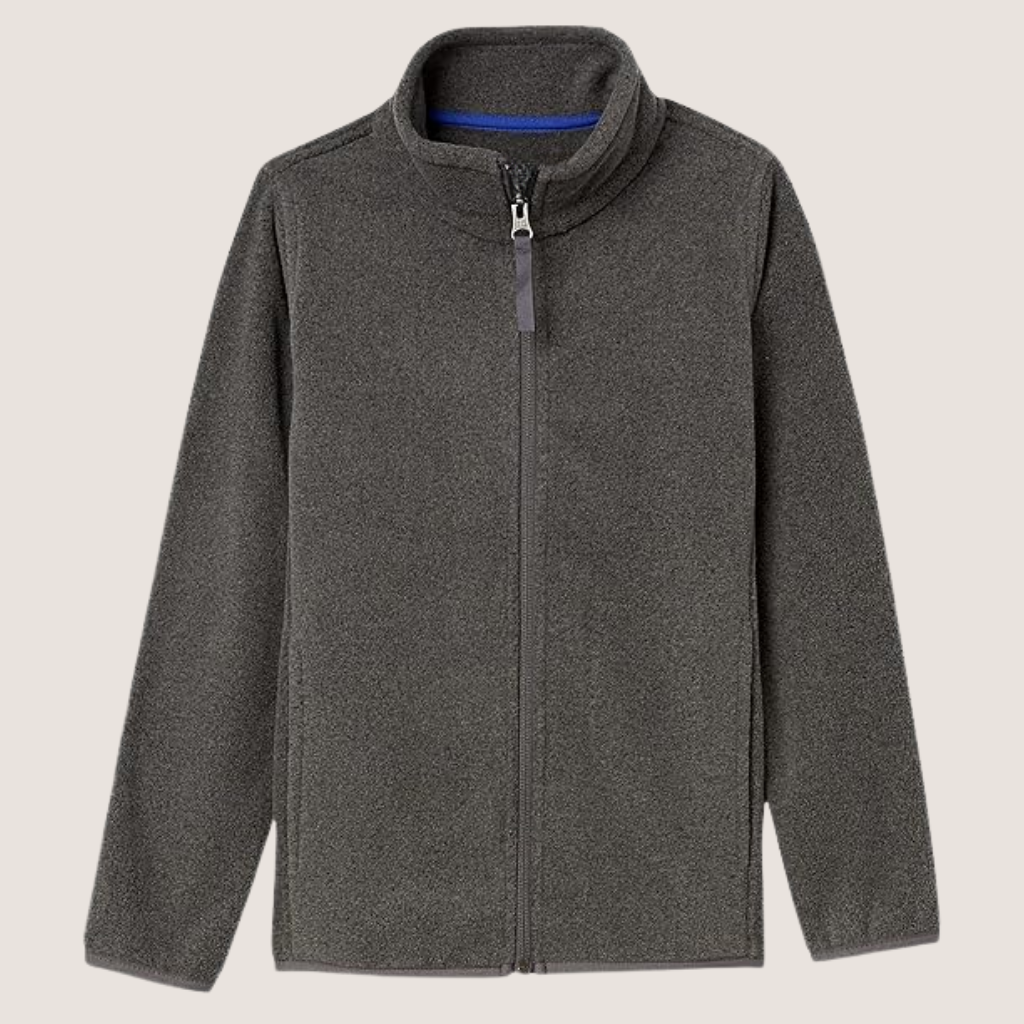 Soft Fleece Full Zip Mock Jacket