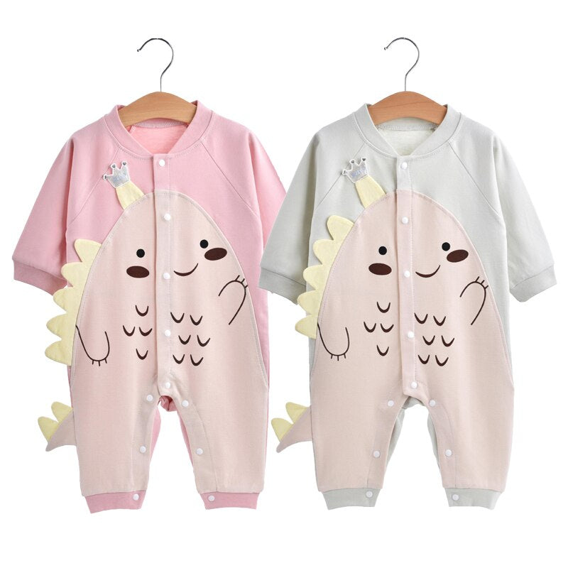 Cartoon Dinosaur Rompers For Baby Boys & Girls-Children Cloth Shop