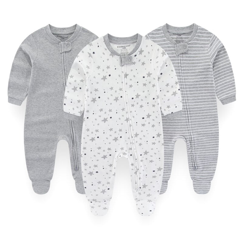 3Pcs Christmas Baby Cartoon Infant Rompers-Children Cloth Shop