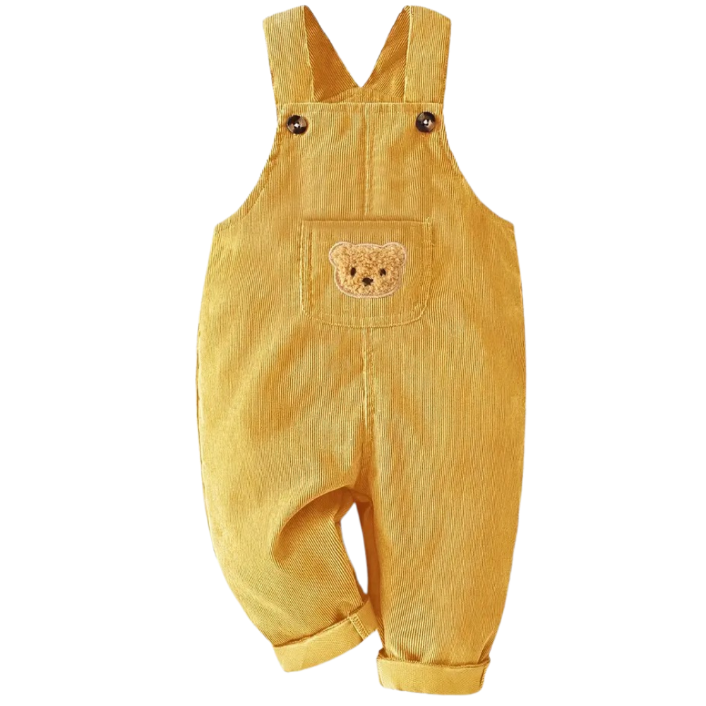 Cozy Boys Corduroy Overalls Perfect For Outdoor