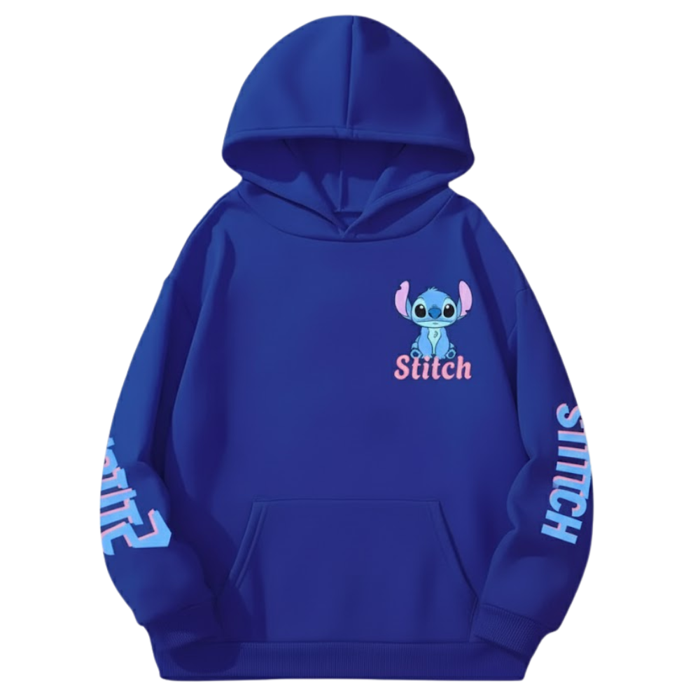 Pink Stitch Kids Hoodie