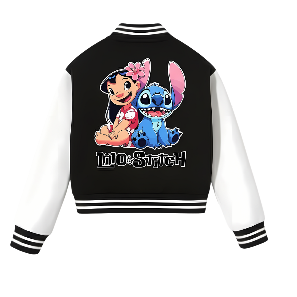 Casual Design Baseball Jacket For Girls