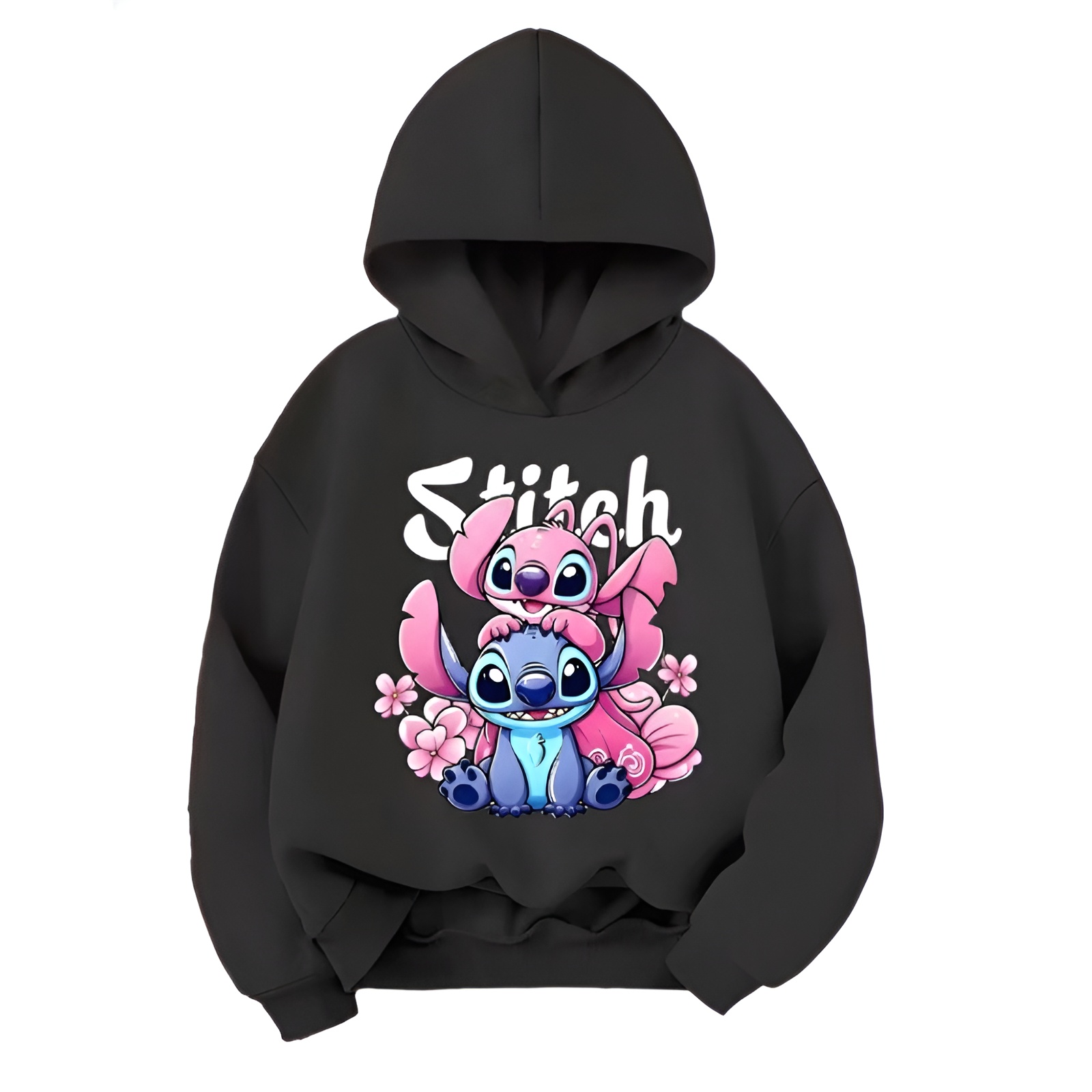 Stitch and Lilo Graphic Hoodie for Girls