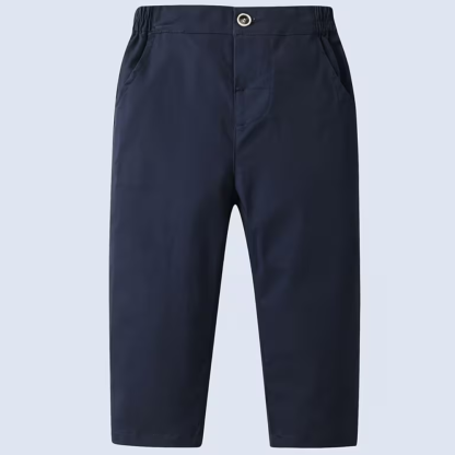 Four Piece Outfit Set With Long Sleeve Shirt with Bow Tie Vest And Pants