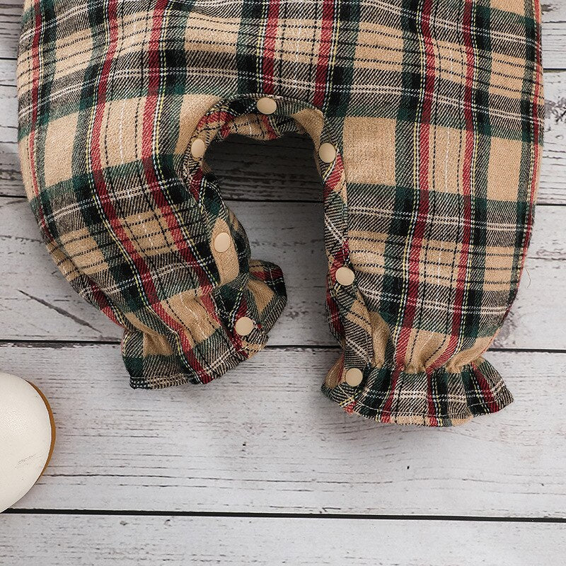 Baby Girl Christmas Long Sleeve Romper-Children Cloth Shop