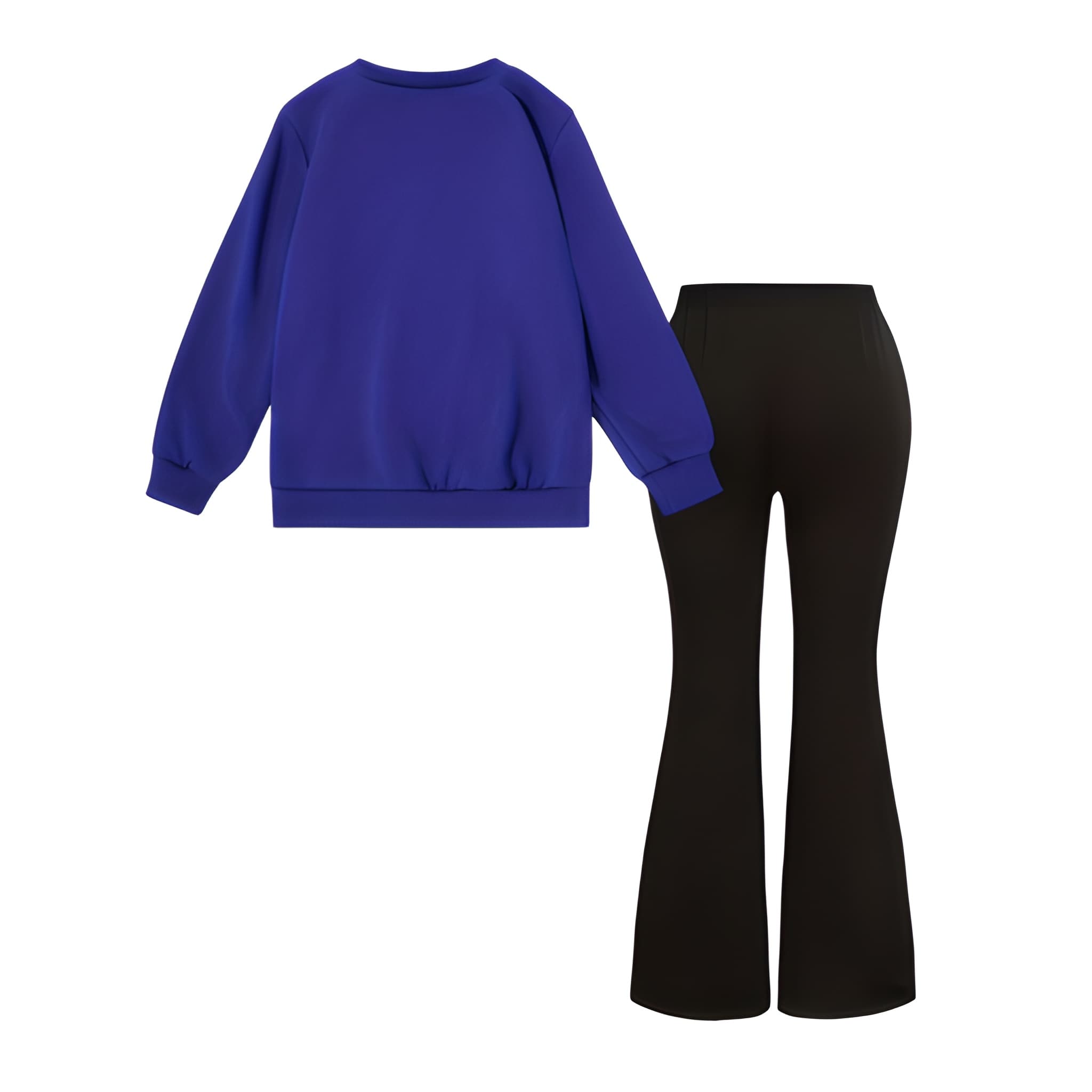 My Little Pony Crewneck Sweatshirt and Flared Pants Set, Twilight Sparkle Print, 2pcs