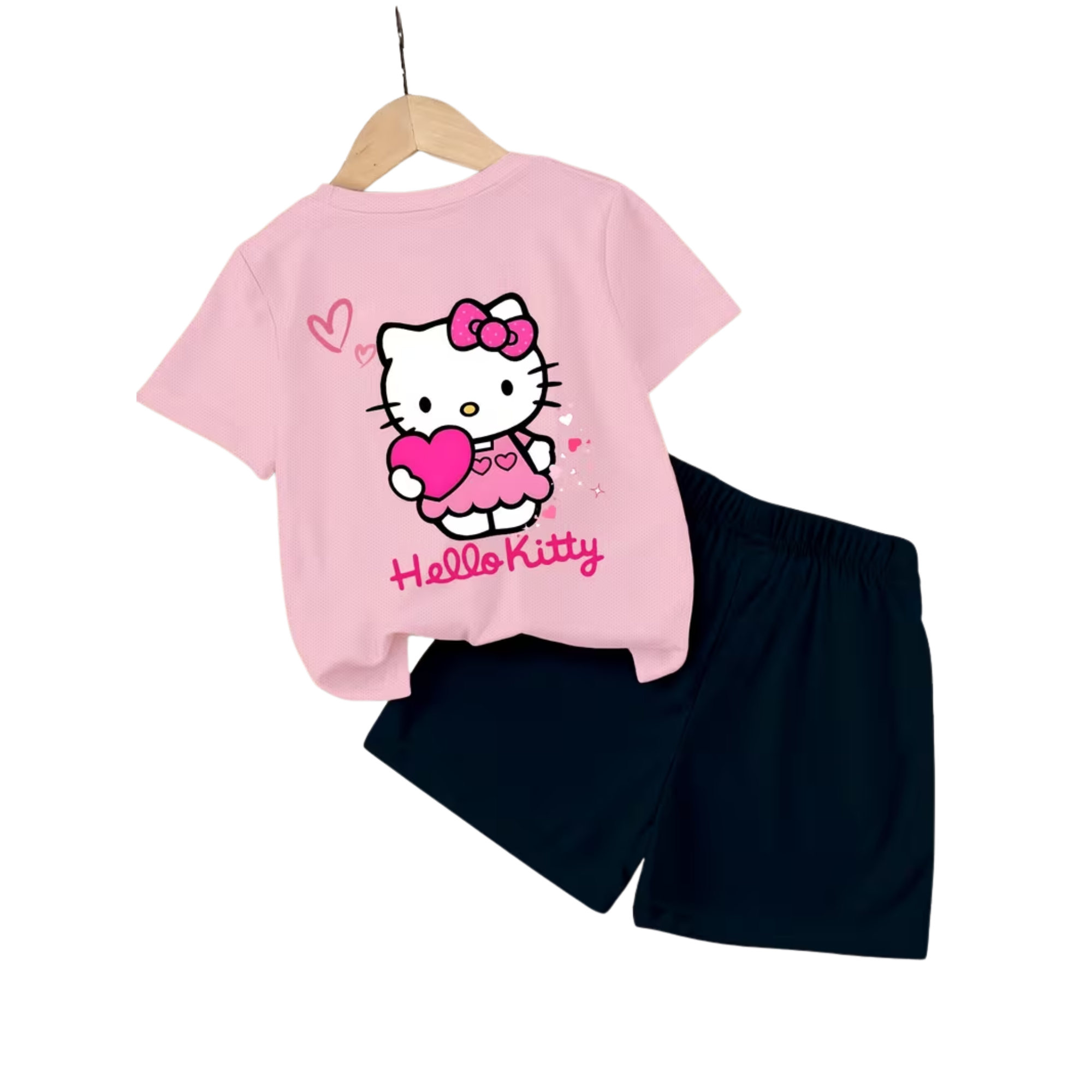 Soft And Comfortable Hello Kitty Printed 2 Piece Set