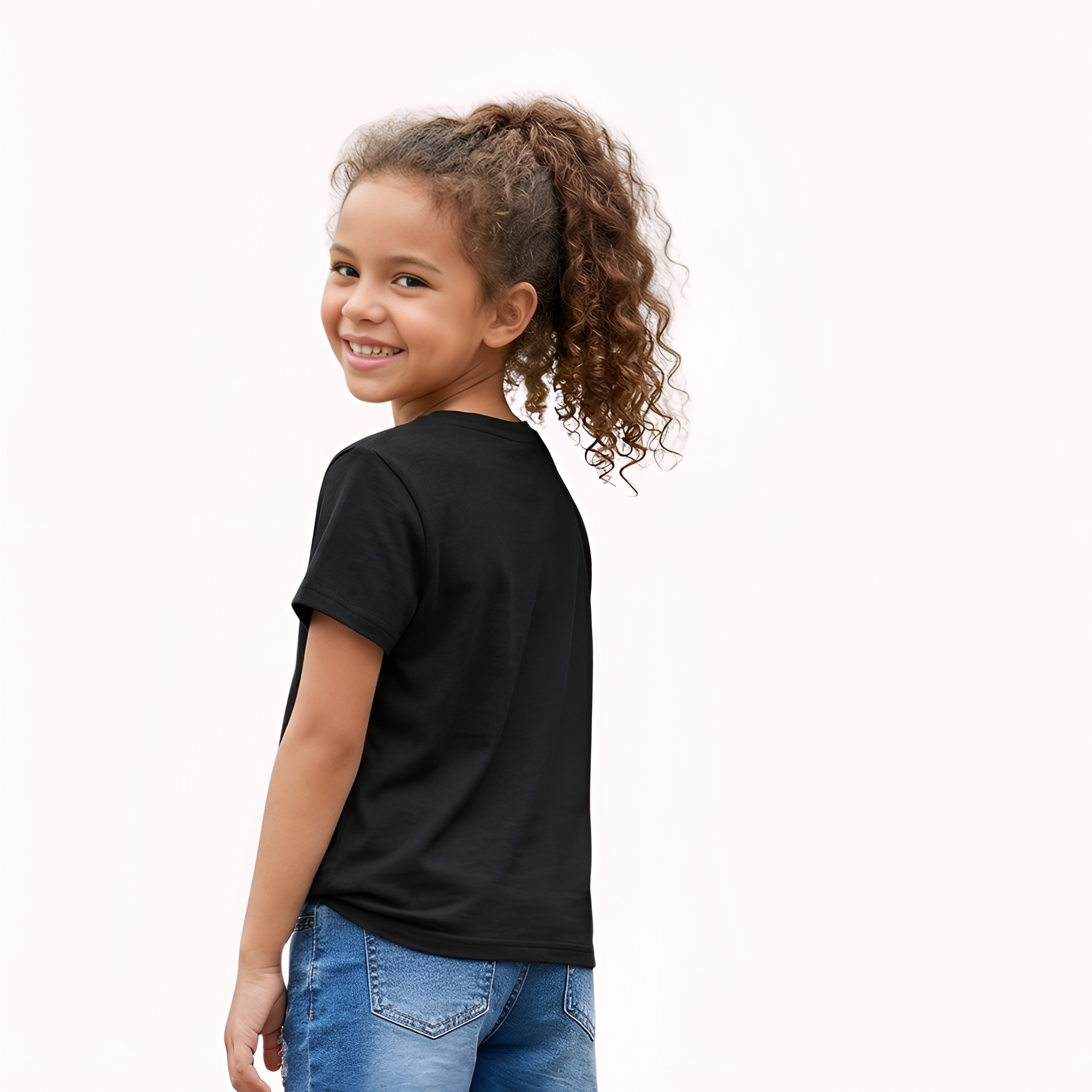 Hello Kitty Rhinestone Mesh Knit Top For Girls